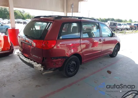 2006 Toyota Sienna Ce из США, поврежденный, VIN 5TDZA23C76S520661